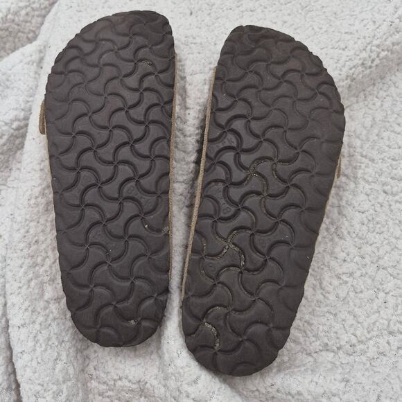 Birkenstock Arizona soft footbed Nubuck Suede Taupe size EU 38 US 7-7.5 - Picture 5 of 6